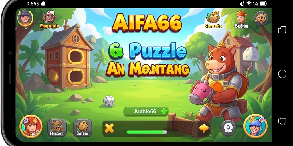 Tampilan gameplay AIFA66 dengan tantangan puzzle yang menarik.