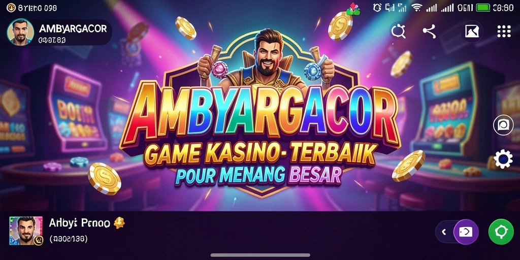 Tampilan gameplay AMBYARGACOR yang menarik dan kaya warna.