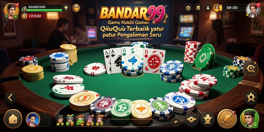 Tampilan gameplay QiuQiu yang seru dan menarik di BANDAR99.