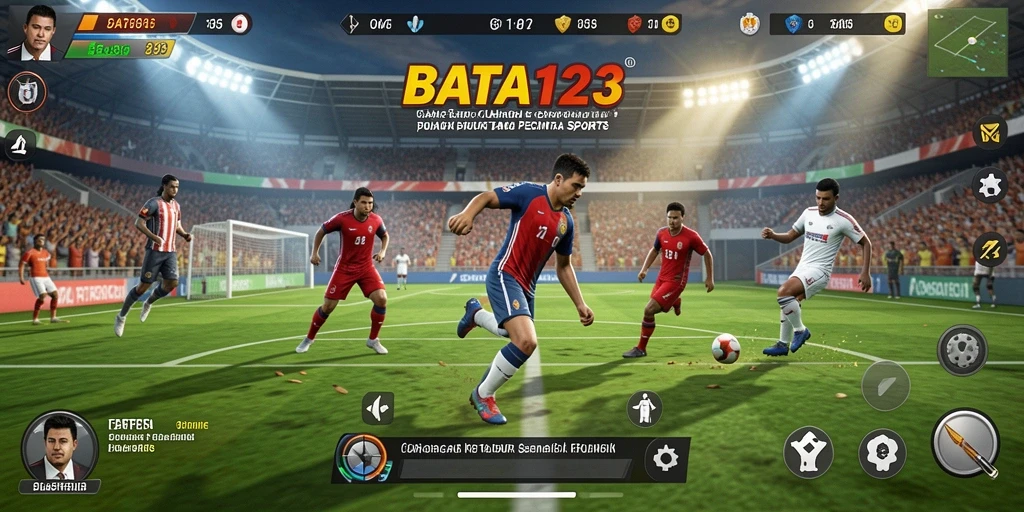 Gameplay BATA123 yang penuh aksi dan kompetisi olahraga.