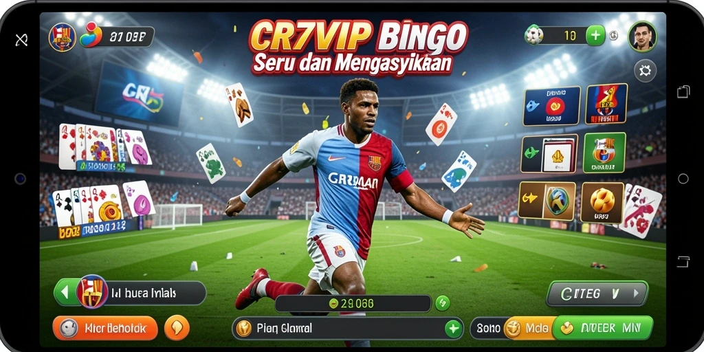 Tampilan gameplay seru permainan Bingo CR7VIP yang menarik.