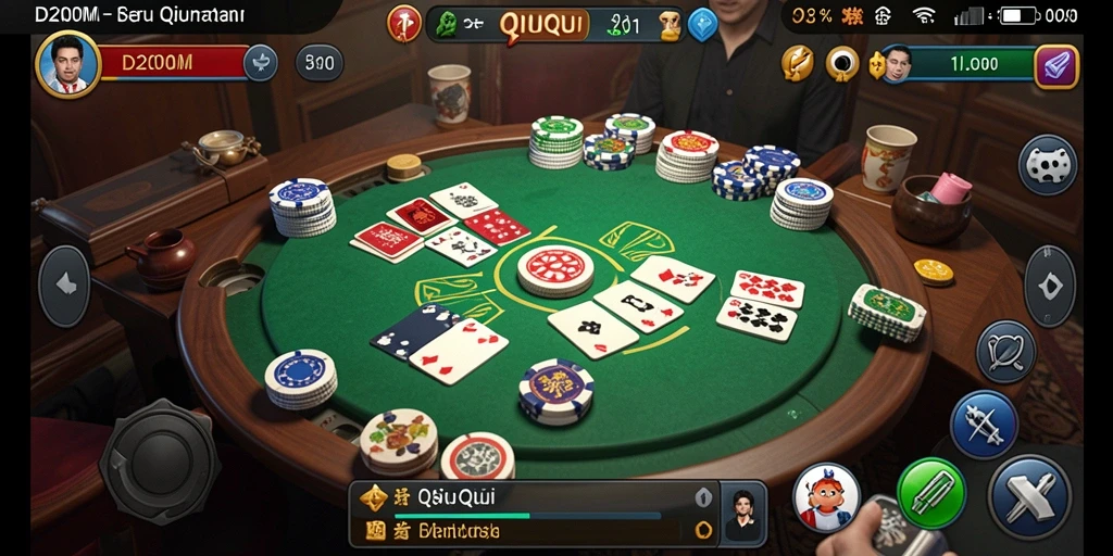 Tampilan gameplay D200M yang menyenangkan dan penuh warna.
