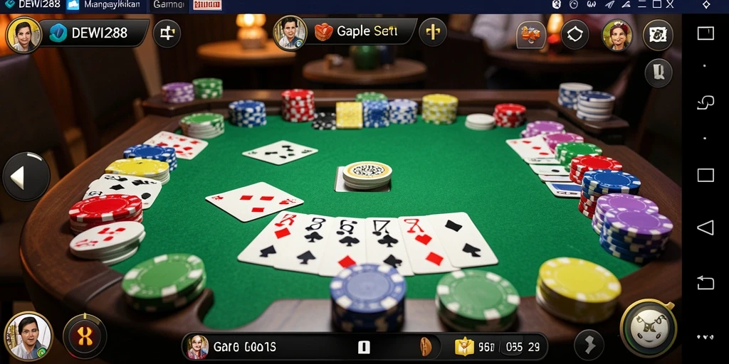 Gameplay seru Gaple di DEWI288 yang penuh tantangan.