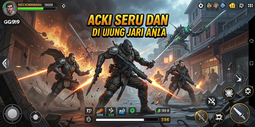 Screenshot utama GG99 menampilkan aksi seru gameplay yang mendebarkan.