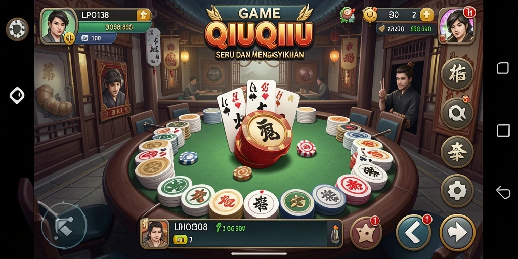 Tampilan gameplay QiuQiu yang menarik di LPO138.