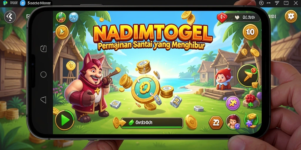 Tampilan gameplay NADIMTOGEL yang menarik dan menantang.
