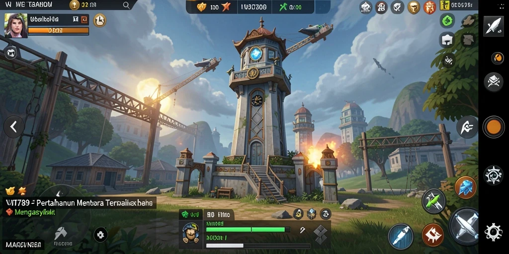 Gameplay seru dan menantang dari VT789 dengan tower defense.